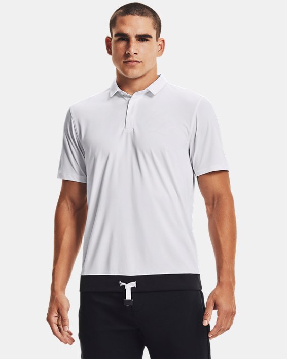 Men's Curry Course Banned Polo, White, pdpMainDesktop image number 0